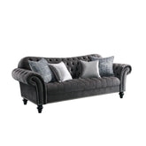 Gaura Dark Gray Velvet Sofa Model 53090 By ACME Furniture